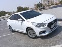 White Hyundai Accent 2020 for rent in Sharjah 1